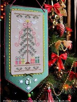 法国正品DMC十字绣套件快乐圣诞树卡通小风景欧式款/印花预定