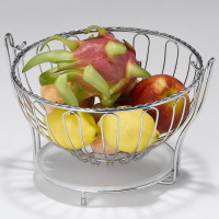 樱花之秀正品促销 不锈钢优质摇摆带盘水果篮果盆 创意欧式果篮