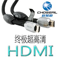 秋叶原 Q-604 HDMI线 1.4版 3D高清线 电脑接电视连接线