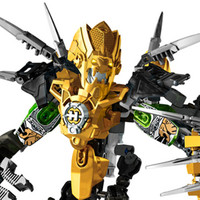 包邮英雄工厂3.0超级洛卡生化战士lego拼装机器人积木益智玩具