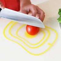 切菜板可弯曲 塑料砧板磨砂防滑案板 厨房折叠抗菌刀板小菜板面板