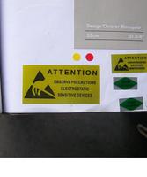 长方形黄色警示不干胶标签贴纸 防静电标贴 可设计定做印刷标