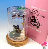 宫崎骏日本正版魔女宅急便立体活动音乐盒发条玩具