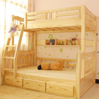 丘林瑟实木子母床松木双层床儿童床上下床亲子两层床上下铺高低床