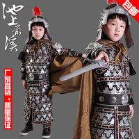 真人盔甲儿童盔甲将军服 儿童黄金甲 古代盔甲 中国铠甲服影视