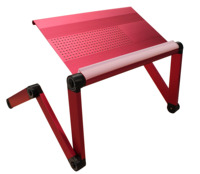 床上桌学生学习矮桌带散热器懒人桌铝合金折叠人体工学升降电脑桌