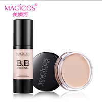 macicos美娇时 零瑕疵底妆套装（BB霜+遮瑕膏）美白裸妆保湿