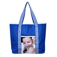 妮维雅100年纪念拎包 女包 时尚简约小拎包蓝色休闲包手提包210g