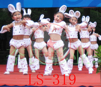 小白兔服装 小兔子表演服装 儿童演出服饰 卡通动物服装 幼儿舞蹈