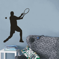 网球9 壁贴纸画客厅卧室家装运动创意人物活动室装饰KTV酒吧墙贴