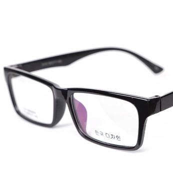 TR90超轻近视眼镜框 时尚黑框大脸眼镜框潮 成品近视眼镜架潮男款