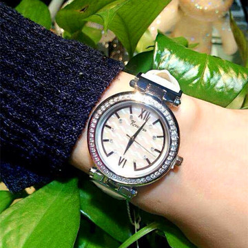 香港kenzina正品女表施华洛进口水钻手工镶钻时尚韩版手表时装表