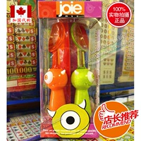 现货 加拿大代购Joie 宝宝可爱创意小怪物冰淇淋勺4只套装不含BPA