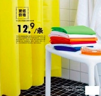 艾维【超值】宜家代购IKEA奥勒比浴帘防水洗澡帘