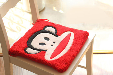 特 卡通毛绒玩具坐垫可爱大嘴巴猴子KT机器猫坐垫餐椅垫 20款