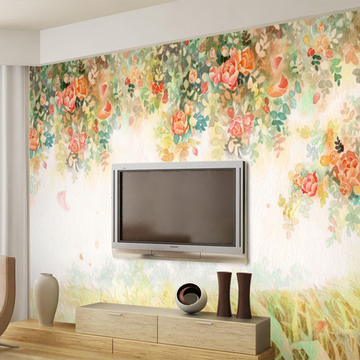油画欧式壁纸墙纸墙画墙电视背景3d欧式壁画影视墙背景墙沙发墙