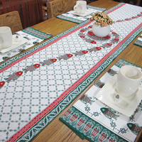 包邮中式桌布桌旗 高档民族特色创意纯棉餐桌茶几布 布艺床尾巾