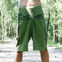 泰库－从林系列 渔夫裤宽松中性休闲 传统泰式民族风 瑜伽修禅衣