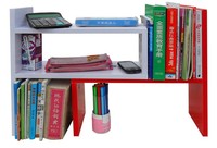 昌龙创意简约伸缩桌上桌面小书架花架杂物架子组合架 置物架书架