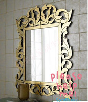 添添乐时尚欧式 壁挂镜 玄关镜 壁炉镜 化妆镜 艺术挂镜 装饰镜子
