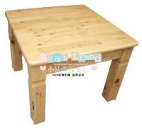 实木方桌木头桌子餐桌实木条桌香柏木茶几60*60特价