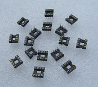 IC座，8P集成电路座_DIP双排8脚镀金插座，8P芯片座
