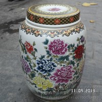 包邮景德镇瓷器陶瓷米缸免运费特价带盖米桶储物罐25kg 50斤装