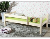 特价实木床 全松木儿童床 单人床 带护栏 可定制1米婴儿床 可定做