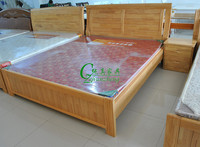 实木套房家具橡木床全实木床升降款可订高箱带抽屉1.51.8米厂直销