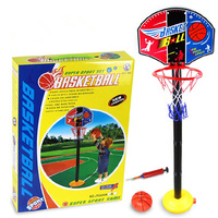 【天天特价】塑料篮板可升降可移动儿童篮球架配篮球打气筒玩具