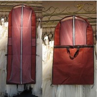 玫瑰新娘婚纱礼服热销 加长150CM 婚纱防尘罩 2用见意带酒红色