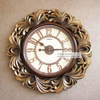 超大欧式复古钟表客厅艺术挂钟时尚创意挂表个性石英钟装饰墙壁钟
