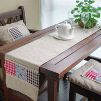 麻布桌旗|拼布桌旗|餐桌茶几桌旗|纯棉桌旗，日式桌布