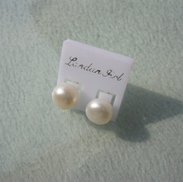 正品10mm天然淡水珍珠项链 扁圆珍珠 自家养殖 粒粒饱满且滚圆