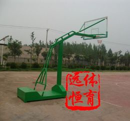 户外篮球架标准篮架钢化玻璃篮板移动篮球架室外篮球架加粗加厚型