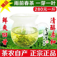 山东日照绿茶2016新春茶特级春茶自产自销雪青有机茶28/两2两包邮