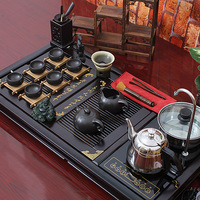 茶具四合一电磁炉茶具套装 宜兴紫砂功夫茶具整套茶艺道特价包邮