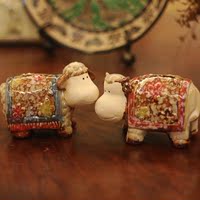 羊和牛陶瓷储蓄罐 存钱罐 可爱家居装饰品摆件 生日结婚乔迁送礼