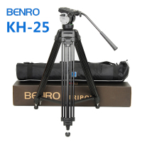 百诺Benro kh-25rm 专业摄像机三脚架+液压云台单反三角架送滑轮