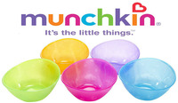美国麦肯奇婴儿餐具不含BPA可微波彩色碗 宝宝辅食碗 拆单卖
