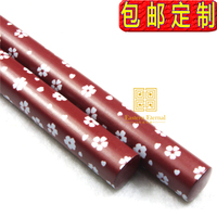 【东成西就】精品日本铁木筷子 出口日本品 红樱花 红木礼品筷子