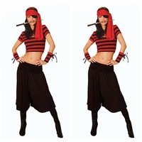 万圣节女款海盗装 Pirate Costumes万圣节服装海盜服DS领舞演出服