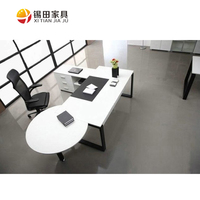 办公家具时尚简约上海包邮经理桌子白色大班台老板桌老板台特价