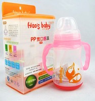 好氏婴童标准口径PP材质感温奶瓶250ml HS8004