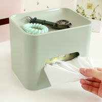 左遇 厕所纸巾盒多功能创意欧式桌面收纳盒卷纸筒抽纸盒纸巾架