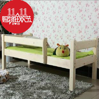 20142015松木美式乡村实木床特价床护栏床单组合厂家直销儿童床
