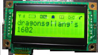 1602液晶 lcd 带背光 输入3.3-5v通用 支持arduino