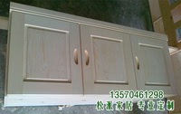 广州全实木松木家具宜家顶箱柜挂柜吊柜储物柜壁柜小衣柜可定制做