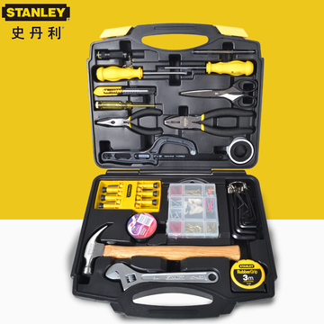 史丹利 41件电工家用工具箱套装多功能手动维修五金工具组合组套