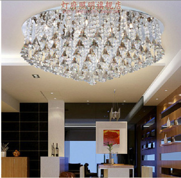 水晶灯 客厅吸顶灯卧室灯led圆形现代简约时尚温馨奢华创意个性k9
